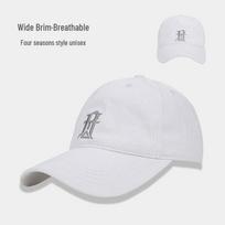 PEAK 2024 Face-Slimming Women's Korean Style Breathable Baseball Cap - Trendy Outdoor Sun Hat for Men and Women One Size