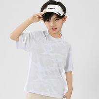 Boys' Quick-Dry Ice Silk Summer Sports T-Shirt 130 cm