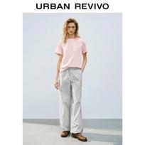 UR Women's Loose Fit Drawstring Wide-Leg Pants L