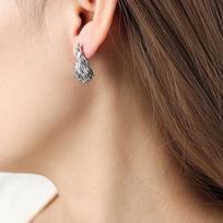 Melanoid Irregular Water Drop Earrings - Titanium Steel, Retro Styles for Women