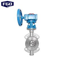 FGO Wafer Triple Eccentric Hard Seal Butterfly Valve DN65