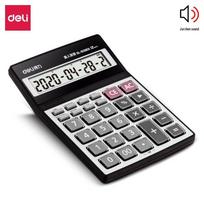 Deli 1526ES 12-Digit Voice Desktop Calculator