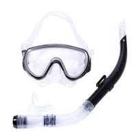 Diving Mask & Snorkel Set Adjustable Swim Goggles No Leakage Diving Snorkel Tube Anti-Fog for Swimming Snorkeling