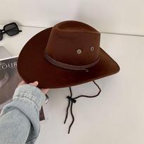 Wide Brim Summer Sun Hat Beach Cap Sunscreen Cap Cool Western Cowboy Hat  Summer style 2