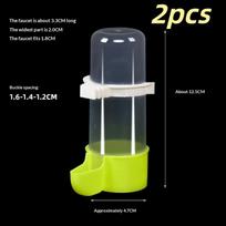 *2/4Pcs Automatic Cage Hanging Parrot Water Dispenser 240ML Bird Feeder For Small Medium Large Bird Pet Cage Accessories