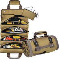 Multi-Purpose Tool Bag High Quality Professional Multi Pocket Hardware Tools Pouch Roll UP Portable Small Tools Organizer Bag