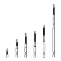 6pcs /10pcs K5 Non-slip Cross Head  Bit Electric Screwdriver Bit  Screw Driver Hand Tool 6PCS 25-150MM