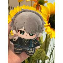 10cm Anime Genshin Impact Alhaitham Kaveh Cyno Tighnari Anime Periphery Print Doll Nunu Body Plush Pendant Toys Birthday Gifts 10CM