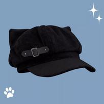 Fashion Cat Ears Women's Beret Japanese Style Anime Newsboy Cap Cat Paw Pattern Sweet Baseball Cap Everyday Outfits