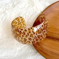 Retro Irregular Tie-Dye Wide Cuff Bracelet Jelly Color High-end Aesthetic Acrylic Bangle for Women Fashion Hand Jewelry