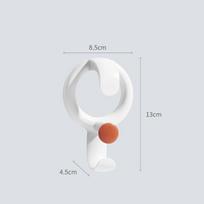 Kitchen Powerful Hook Washbowl Baby Children Bathtub Adhesive Hook Storage Hanger Towel Hooks Creative Bathroom Double Sink Hook orange