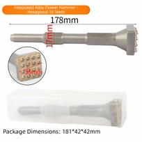 Zinc Zinc Alloy Head Bushing Bit Surface Roughening Concrete Bushing Bit  Concrete Demolition Style 6