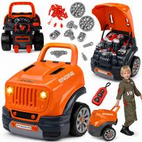 Vaikiškas meistro darbastalis - autoservisas su įrankiais „Off-road Engine”