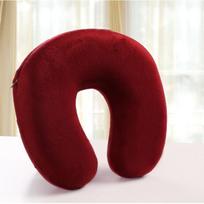 Luxurious Memory Foam U-shaped Travel Pillow With Plush Crystal Velvet Cover