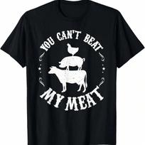 Inappropriate Funny BBQ Grill Lover Pitmaster Dad Gift Idea T-Shirt S
