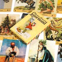 11*6,5 cm močiutės atvirukai Lenormand 36 kortelių Oracle kaladė Šimtmečio iš Europos Taro kaladė white