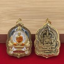 Tailando šventykla Luang Pu Tim Turtų dievas Budos figūra Pakabukas Efektyvus amuletas Atnešk sėkmę Įdarbink turtus beige