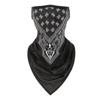 Outdoor Paisley Print Earloop Face Anti-UV Breathable Scarf Cover Neck Gaiter