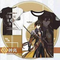 Genshin Impact 3D Print T-Shirts Anime Game Kawaii Girls Streetwear Keqing Xiao Men Women Oversized T Shirt Kids Boys Tees Tops S