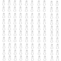 1000Pcs Gourd Shape Metal Safety Pin Clothing Label Fastener Pin Stitching Marker Clip for Knitting Sewing Craft Project