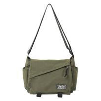 Men's Messenger Bag Student Large Capacity Shoulder Bag žalia