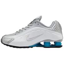 Nike Shox R4 Metalinis Sidabrinis Baltas Mėlynas Lagūnas HQ1988-005 40.5