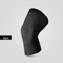 Lengvas keturių krypčių tamprus megztas kelio įtvaras S (Pair) juoda