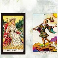 Tarot: Exquisite Painterly Illustration Deck - 78 Pcs Art Divination Cards 10.3*6cm - Tarot Gift Set for Witches