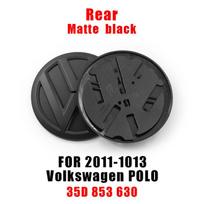 Volkswagen 120mm 110mm Car Logo Emblem Hood Front And Rear Tail Mark Rear Badge 6R0853600A Accessory For VW Polo 2011 2012 2013 1Pcs VW Polo 2011-13