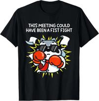 Šis susitikimas galėjo baigtis kumštynių T-shirt unisex T-shirt M