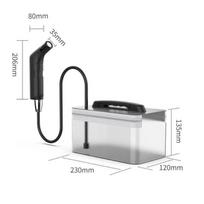 Sprayer for Personal Cleaning for Toilet with 2.3 Liters Water Container Full Sets Portable Travel Bidet Electric Rechargeable Handheld Personal Bidet