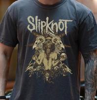 Slipknot Heavy Metal Band T-Shirt on Vintage Black Comfort Colors 1717 Tee S
