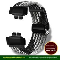 GBD 200 Watch band For G-SHOCK Casio 3506GBD-200-1A GBD-200RD-4  Woven nylon watch strap Magnetic folding buckle men's Bracelet For GBD-200 Series