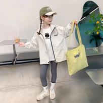 spring kids Overcoat coat Windbreak Outerwear Loose Overcoat Cotton Teenagers Children's Clothing 160