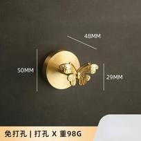 light luxury brass wall hooks animal vintage creative art clothes wall hooks bathroom gold  home innovative accessories