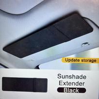 Universal Car Sun Visor Extension,Foldable Windshield Sun Shade,Sun Visor Storage Accessories,Fashion Glasses Storage Accessorie juoda