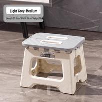 Portable Folding Plastic Stool for Children - Durable and Compact Low Stool for Outdoors and Shoe Changing