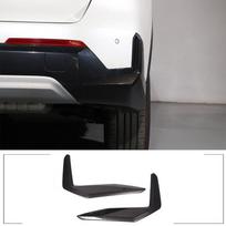 For BMW X1 U11 2025 2025 ABS Carbon Fiber/Black Car Front Rear Blade Trim Light Eyebrow Wind Knife Bumper Cover Accessories