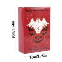 Happy Halloween Tarot Cards Women Men Future Telling Divination Board Game Oracle Cards Classic Taro