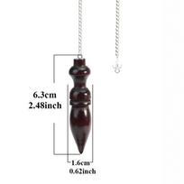 Naujas Kokybiškas Natūralaus Medžio Pendulas Divinacijai, Varlaidžiavimui, Egipto Mediniai Pendulai, Varlaidžiautojas su Grandinėle, Reiki Dvasiniai Pendulai