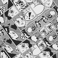 Outdoor Dekostoffe Oxford - Motiv Anime-Comic