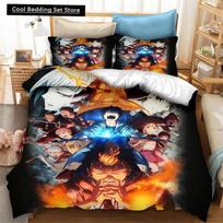 Fashion 3D Printing  Anime Blue Exorcist Bedding Set Duvet Covers Pillowcases One Piece Comforter Bedding Sets Bedclothes Bed 135x200cm