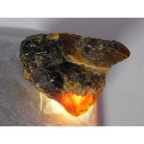 175.56 Ct Natural Amber Gemstone Orange Rough Uncut CERTIFIED Raw Loose Gemstone 65.9 mm oranžinė