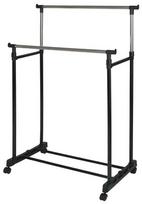 Double Clothes And Shoe Rack - Telescopic, Mobile, With Wheels