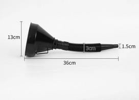 With Wide Mouth Handle Multi Functional Flexible Automotive Fuel Funnel Spill Proof Refueling Oil Changing Tool