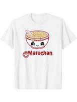 Unisex'S Casual T-Shirt With Cute Noodle Bowl Face Print, Round Neck, Regular Fit, All-Season S