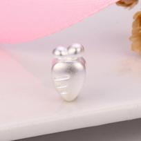 Sterling Silver Radish and Carrot DIY Beading Rope and Loose Beads Accessories sidabras
