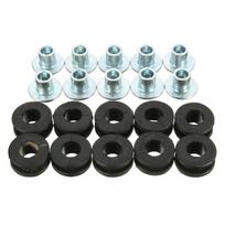Racer Cowling Pieces Pressure Relief Cushion Fairing Bolt Motorcycle Rubber Grommets M6 Grommets