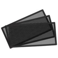 uxcell 3-Pack PC Case Fan Dustproof Grille 280x140mm Magnetic Grill PC Dust Filter PVC Dust Mesh Black