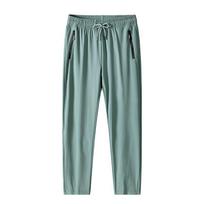 Men's Elastic Wide-Leg Quick-Dry Summer Pants - Thin, Sporty, Straight-Leg, Plus Size, Loose Fit 5XL